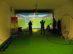 Nouveau simulateur de golf a Issy