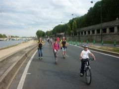 Entraînement sur les bords de Seine