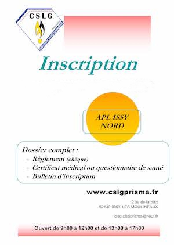 Inscription 2022-2023